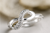 Anillo ajustable motivo “INFINITE”