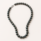 Collar largo- Perla Cultivada- Barroca 8-9 mm Negra Tahití