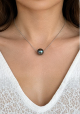 Collar de perlas de Tahití en oro blanco | ursulina